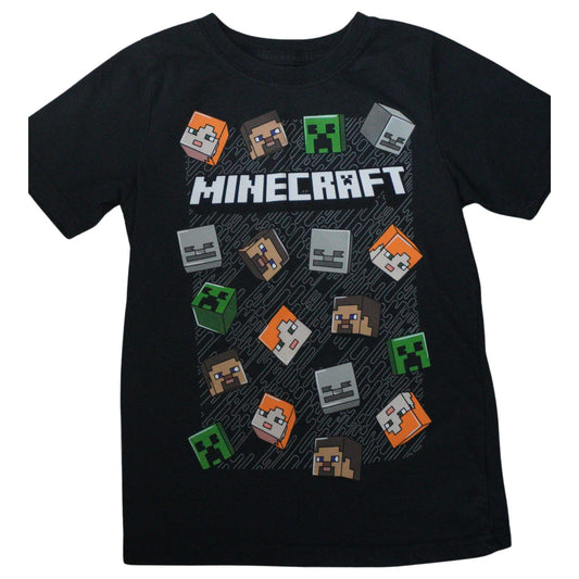 Kid's Minecraft T-shirt - Black - Boy 8