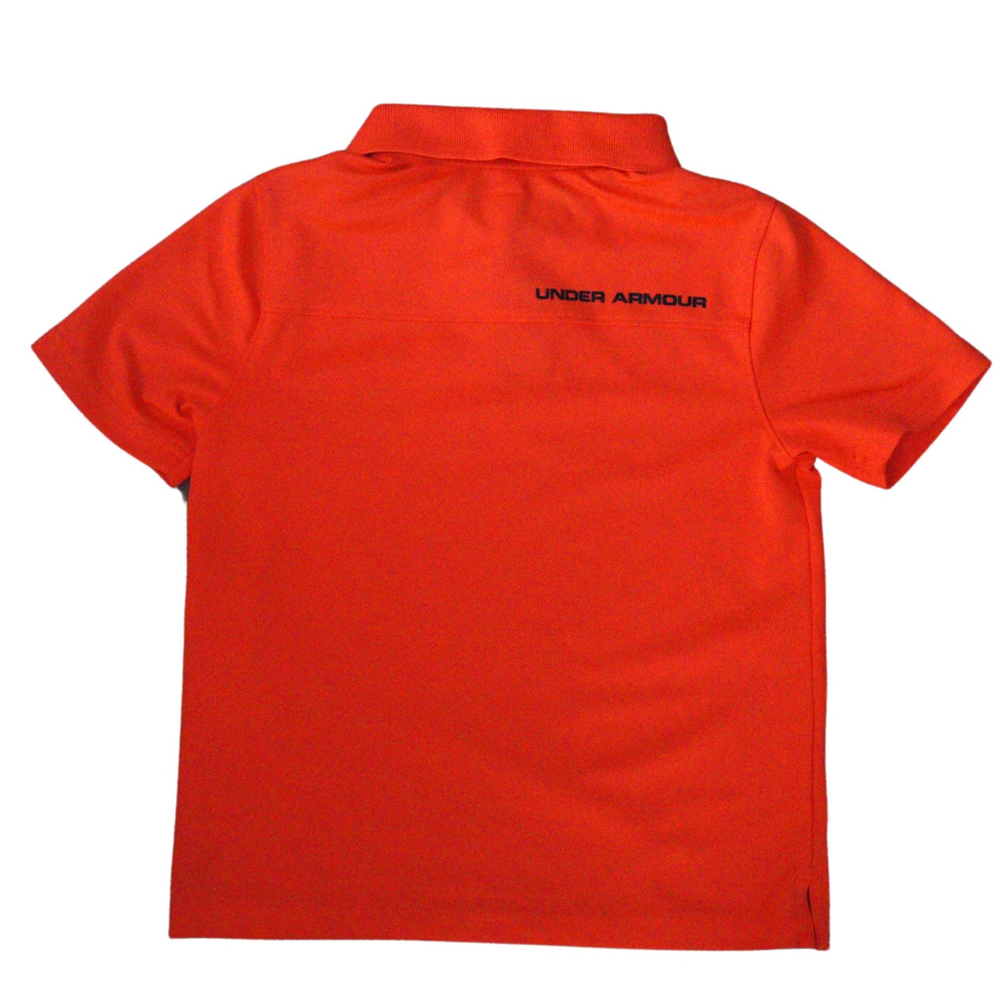 Polo naranja de Under Armour para niños, talla XS