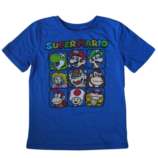 Toddler Jumping Beans - Super Mario T-Shirt - Blue - Boy 7