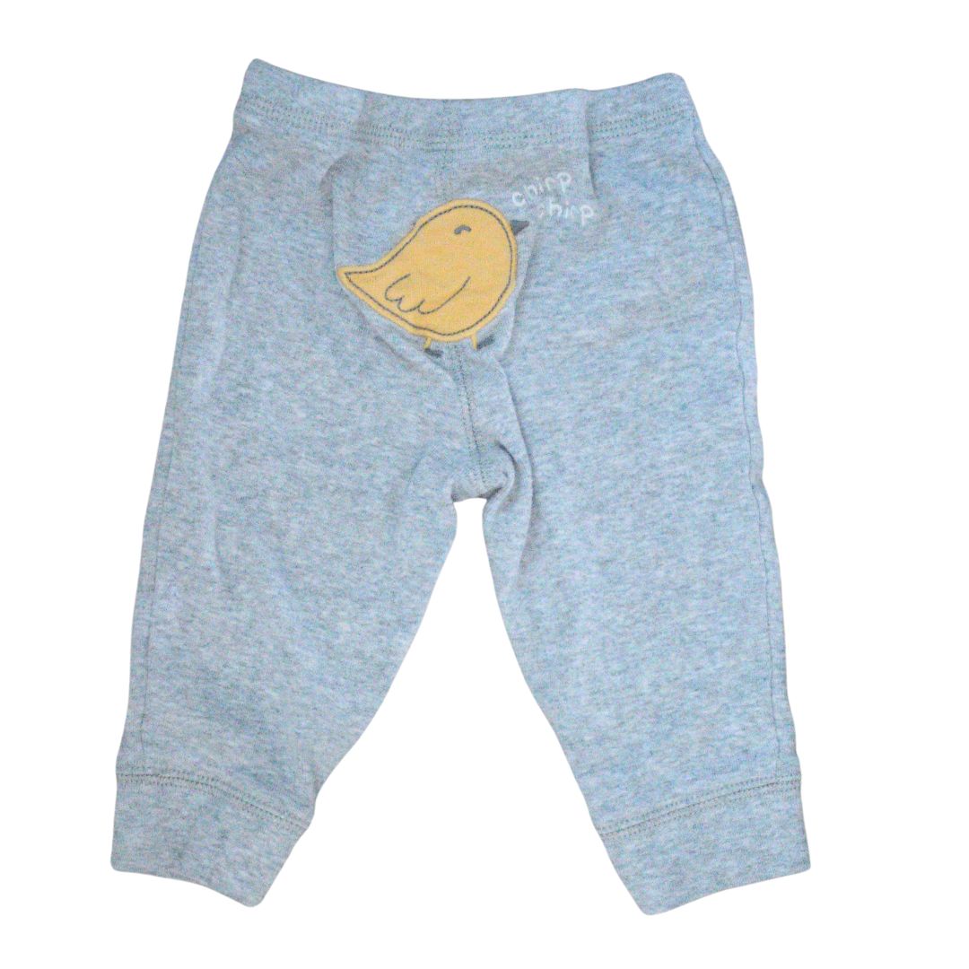 Baby Gray Carter's Baby Chick Pants - Boy, 6 m