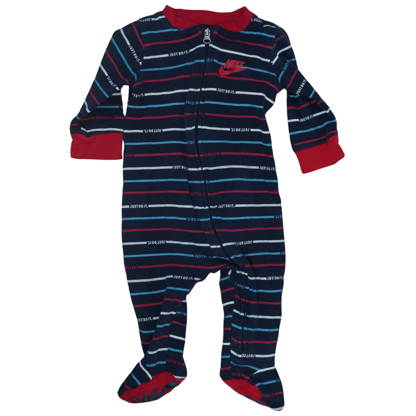 Pijama Nike para bebé en azul, rojo y blanco para niño de 6 meses