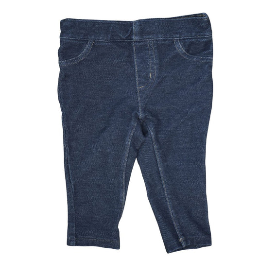 Pantalones de mezclilla sintética sin cierres Gymboree en azul bebé, 6-12 m