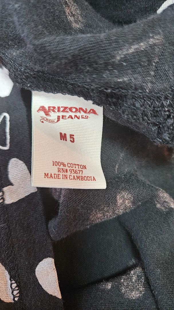 Arizona Jeans - Blusa de manga larga con corazones negros, 5