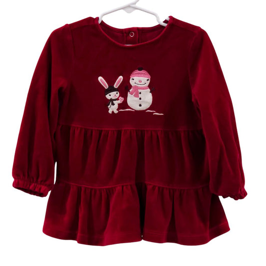 Gymboree - Red Snowman Winter Dress 2009, Girl Size 3T