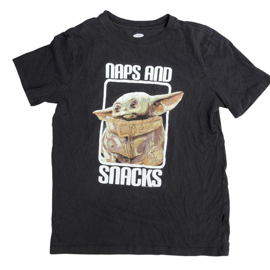 Kid's Black Old Navy Baby Yoda T-shirt, Large