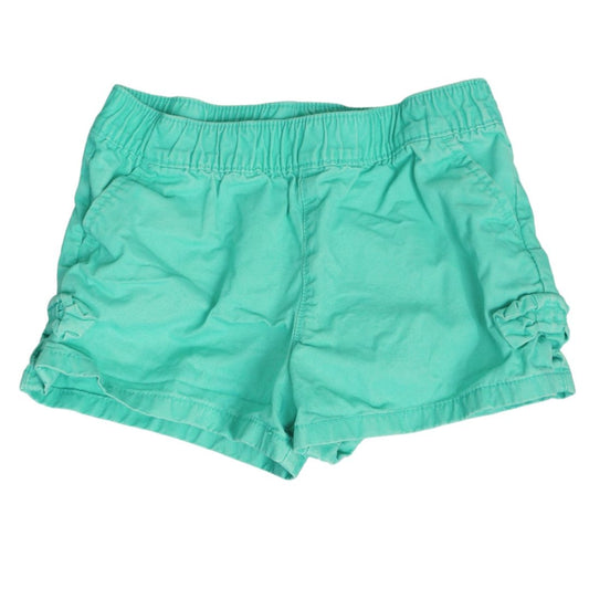 Pantalones cortos de popelina sin cierres Carter's para niños pequeños, color verde, 5T