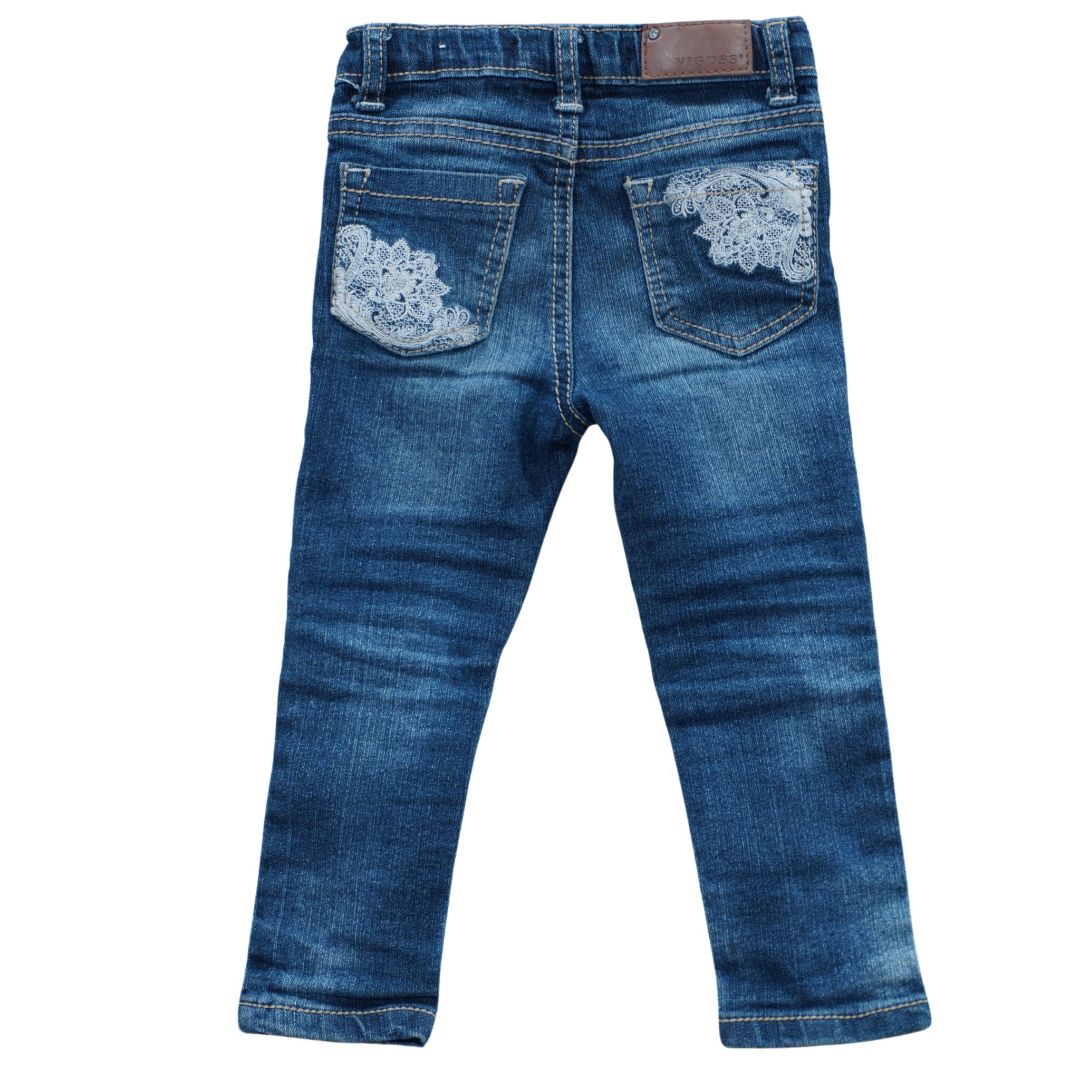 Pantalones vaqueros azules Vigoss para niños pequeños, 2T