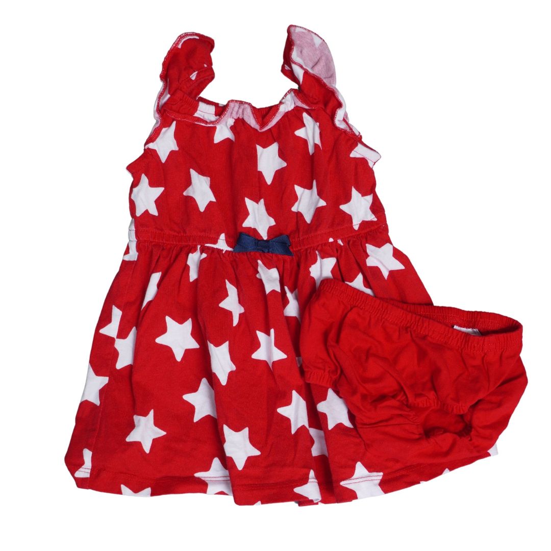 Conjunto de vestido para bebé Red Carter, 6-9 meses