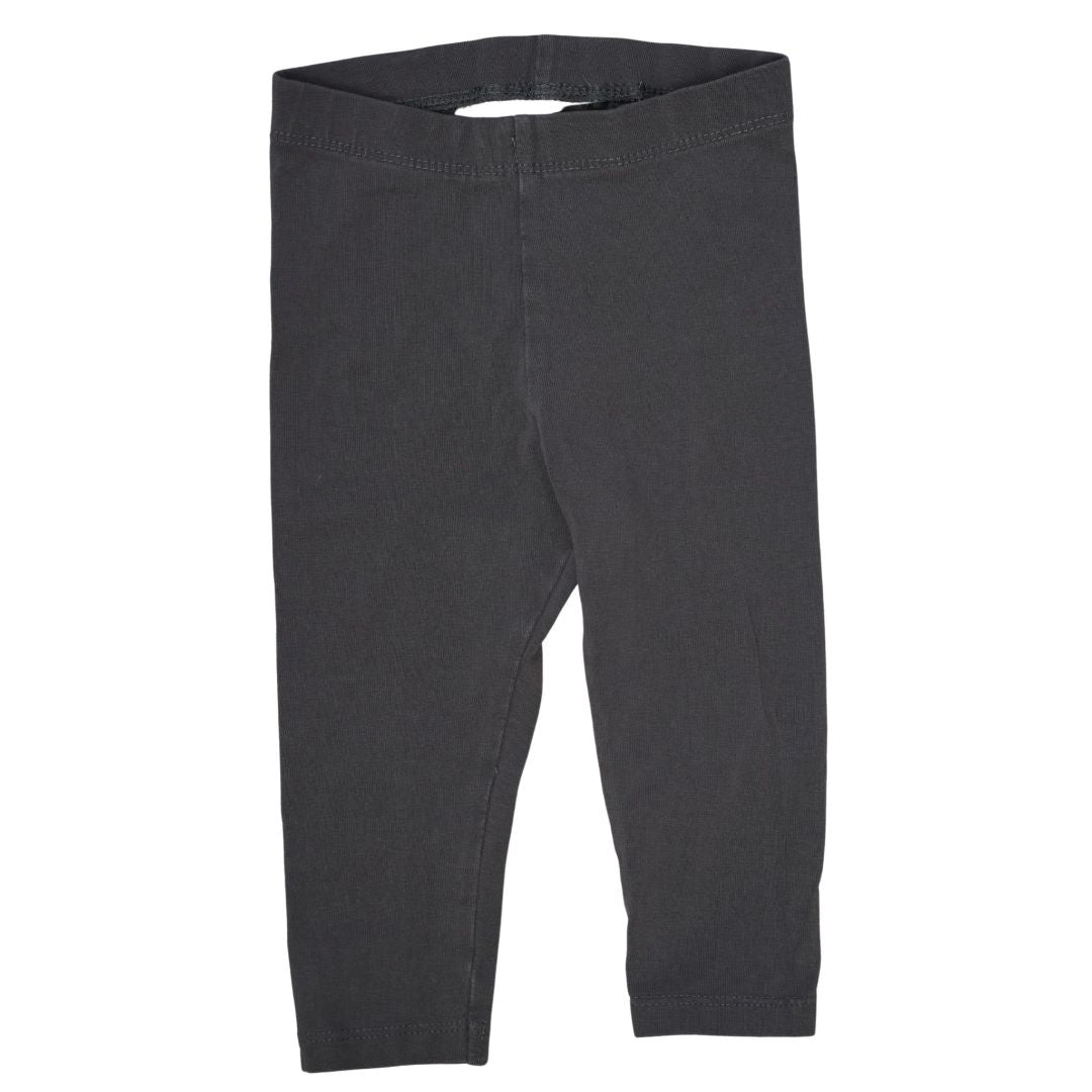 Pantalón de algodón orgánico gris para bebé de H&amp;M, 6-9 meses