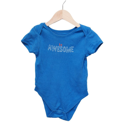 Body azul "Be Awesome", 24 m