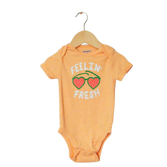 Orange Old Navy Fellin Fresh Sunglasses Bodysuit, 18-24 m