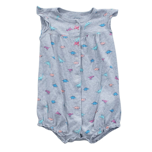 Gray Carter's Dinosaur Romper, 12 m