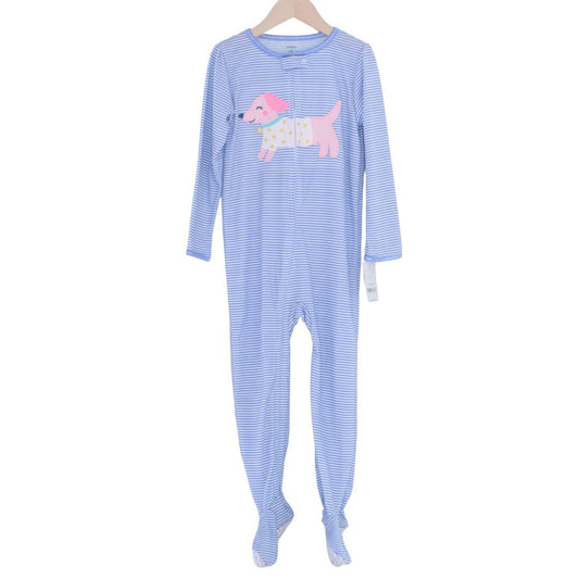 Carter's - Pijama con patas de cachorro azul, 5T