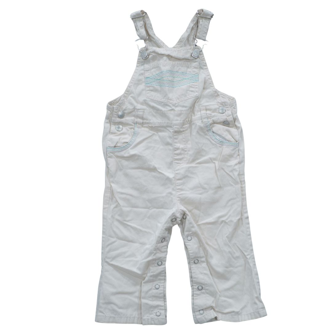 Toddler Khaki Old Navy Overalls, 18-24 m