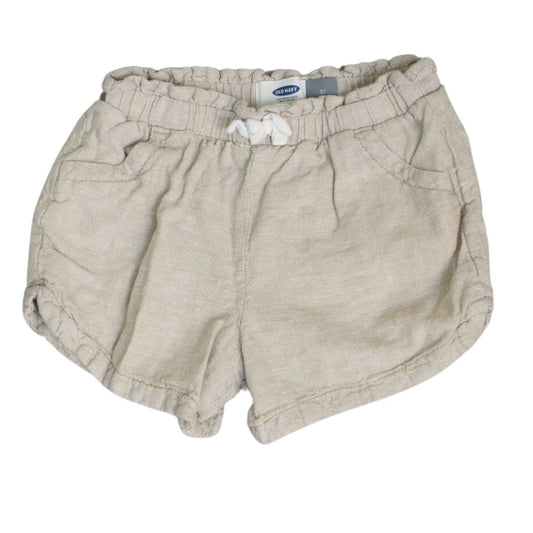 Toddler Khaki Old Navy Linen Shorts, 5T