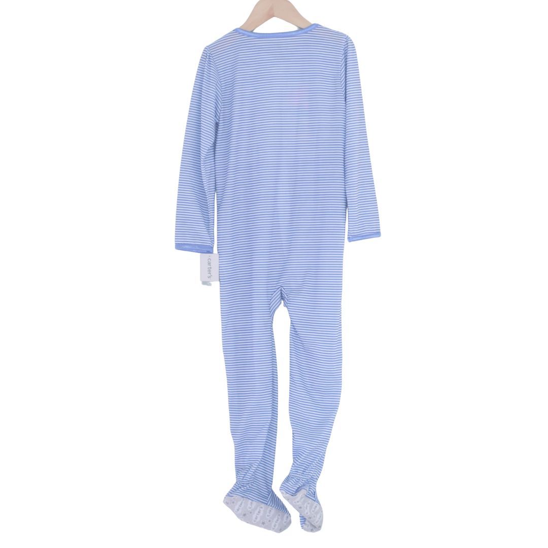 Carter's - Pijama con patas de cachorro azul, 5T