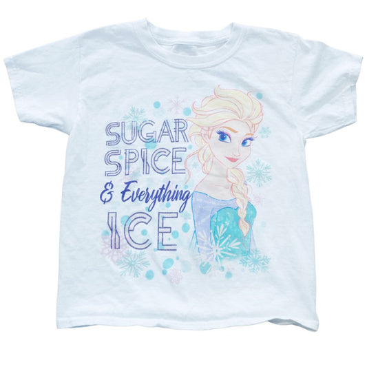 Toddler White Disney Elsa " Sugar Spice & Everything Ice", XS