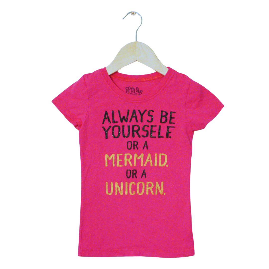 Pink Fifth Sun Always be Yourself Shirt, 4/5