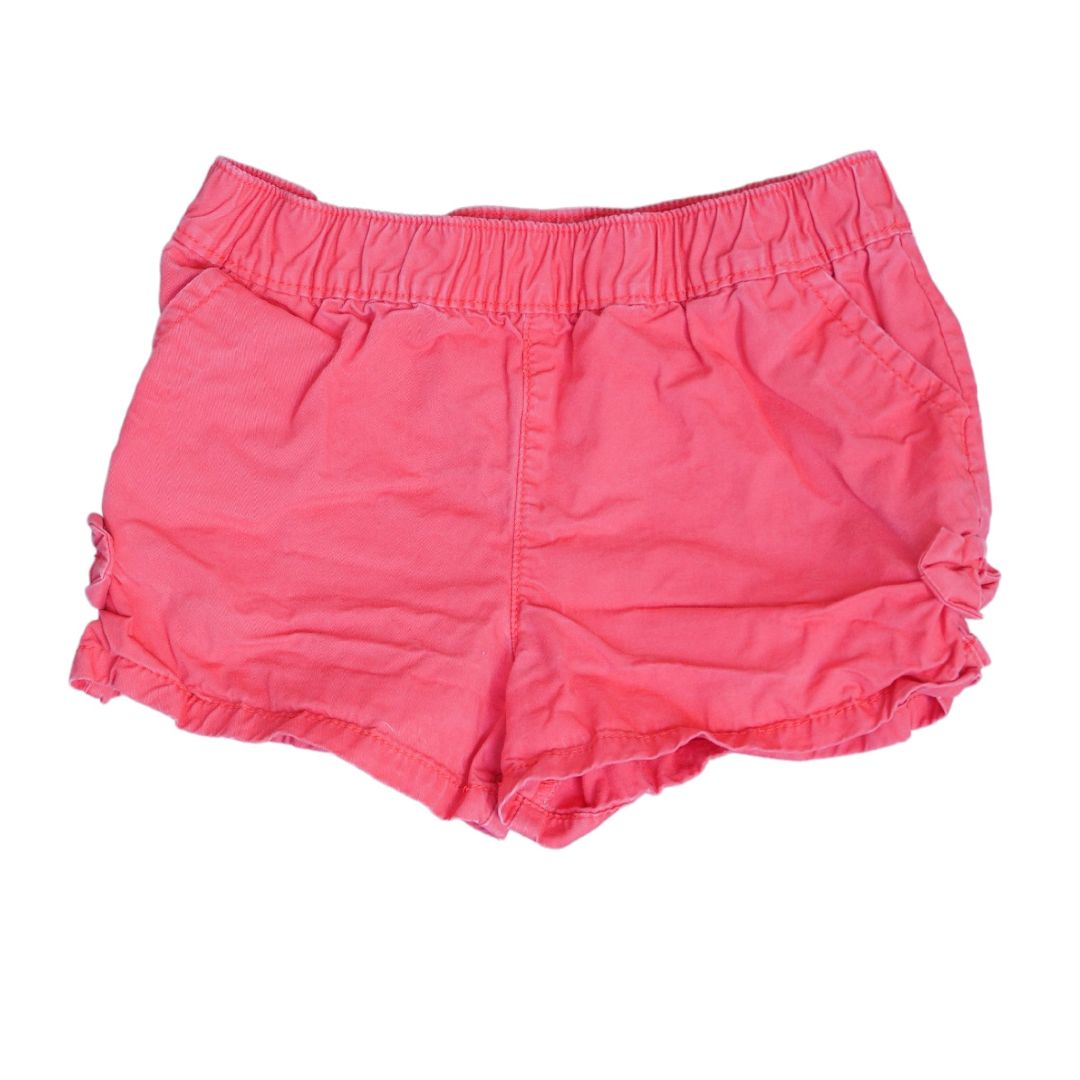 Pantalones cortos sin cierres Carter's de color rosa para bebés, 5T