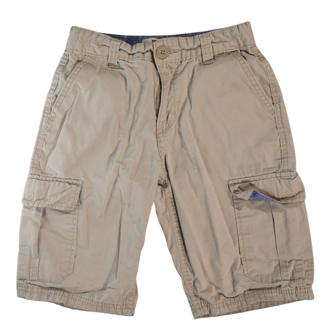 Pantalones cortos cargo Levi's color caqui para niños, 10