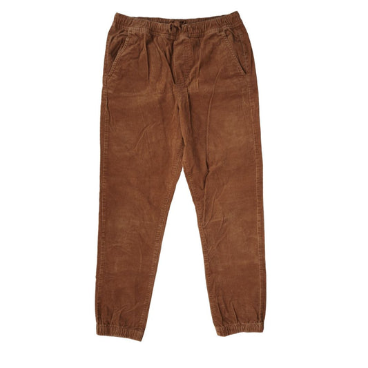 Kid's Brown Janie and Jack Curdoroy Jogger, 12