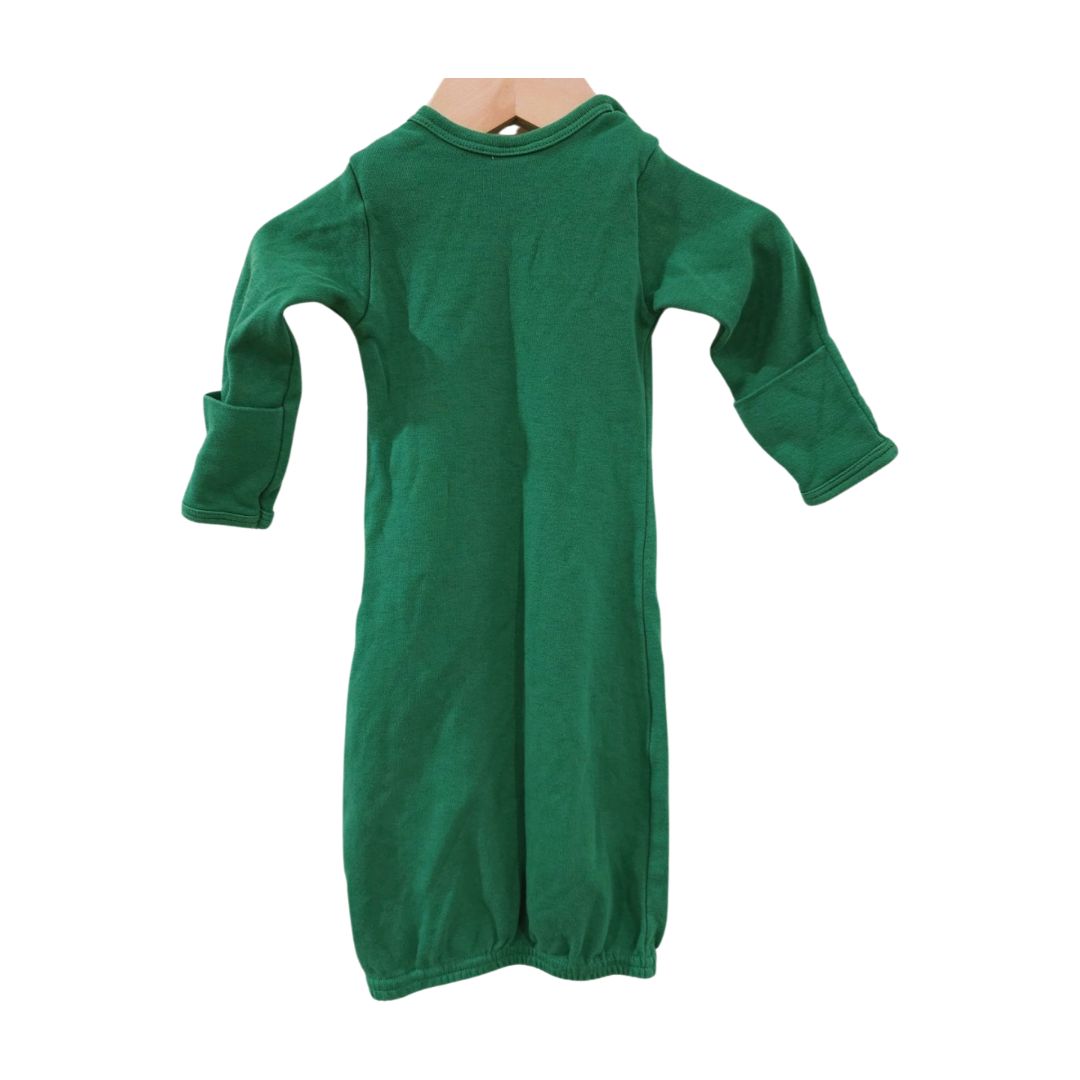 Jirafa sonriente - Camisón y gorro de conejito psicópata verde, 0-3 m