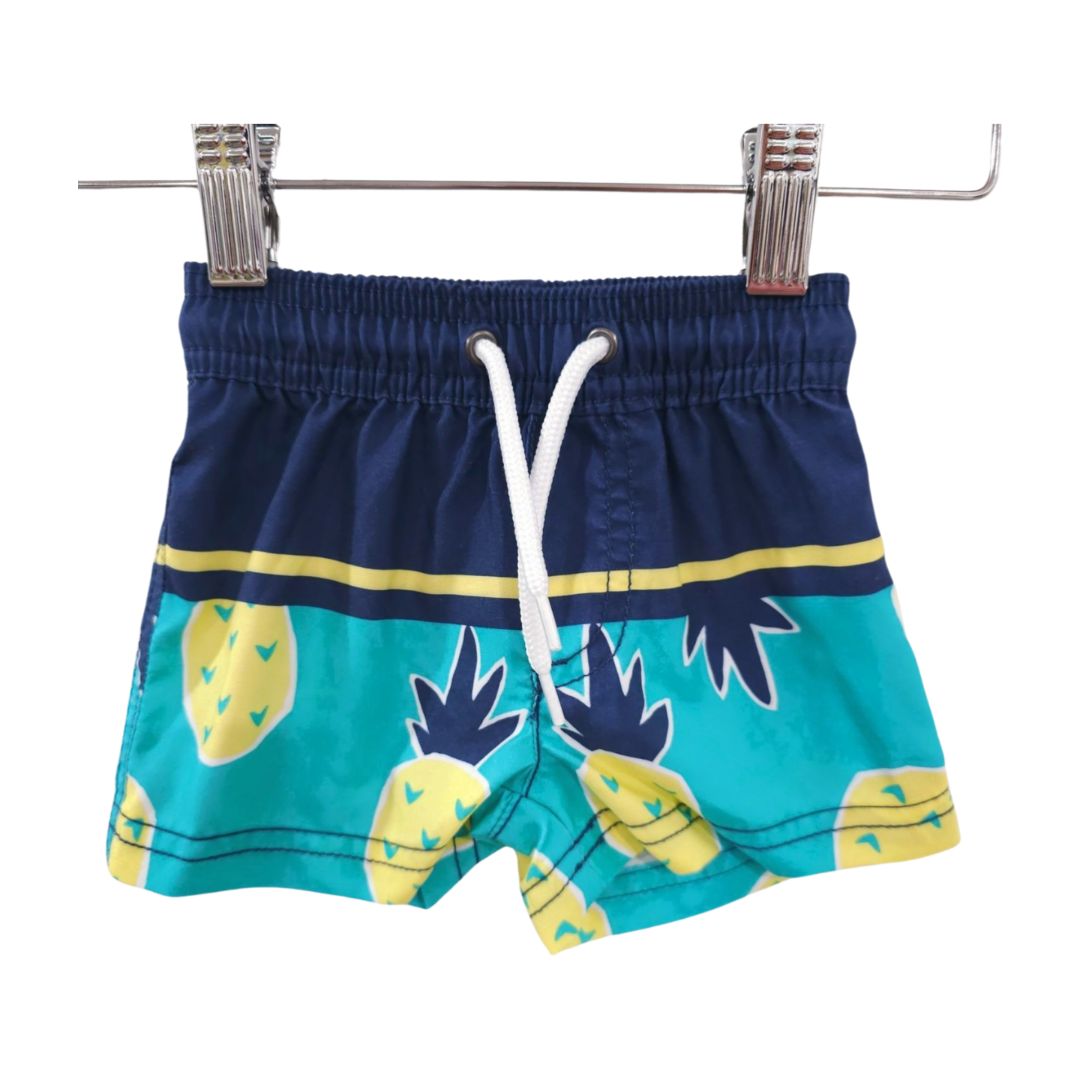 Carter's - Blue Rashguard and Swim Trunks, 3 m