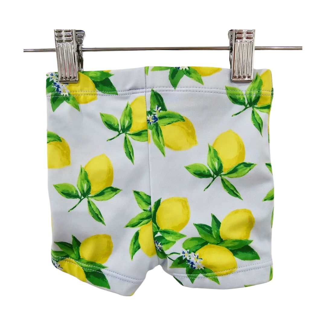 Janie and Jack - Blue Lemons Swim Trunks, 3-6 m