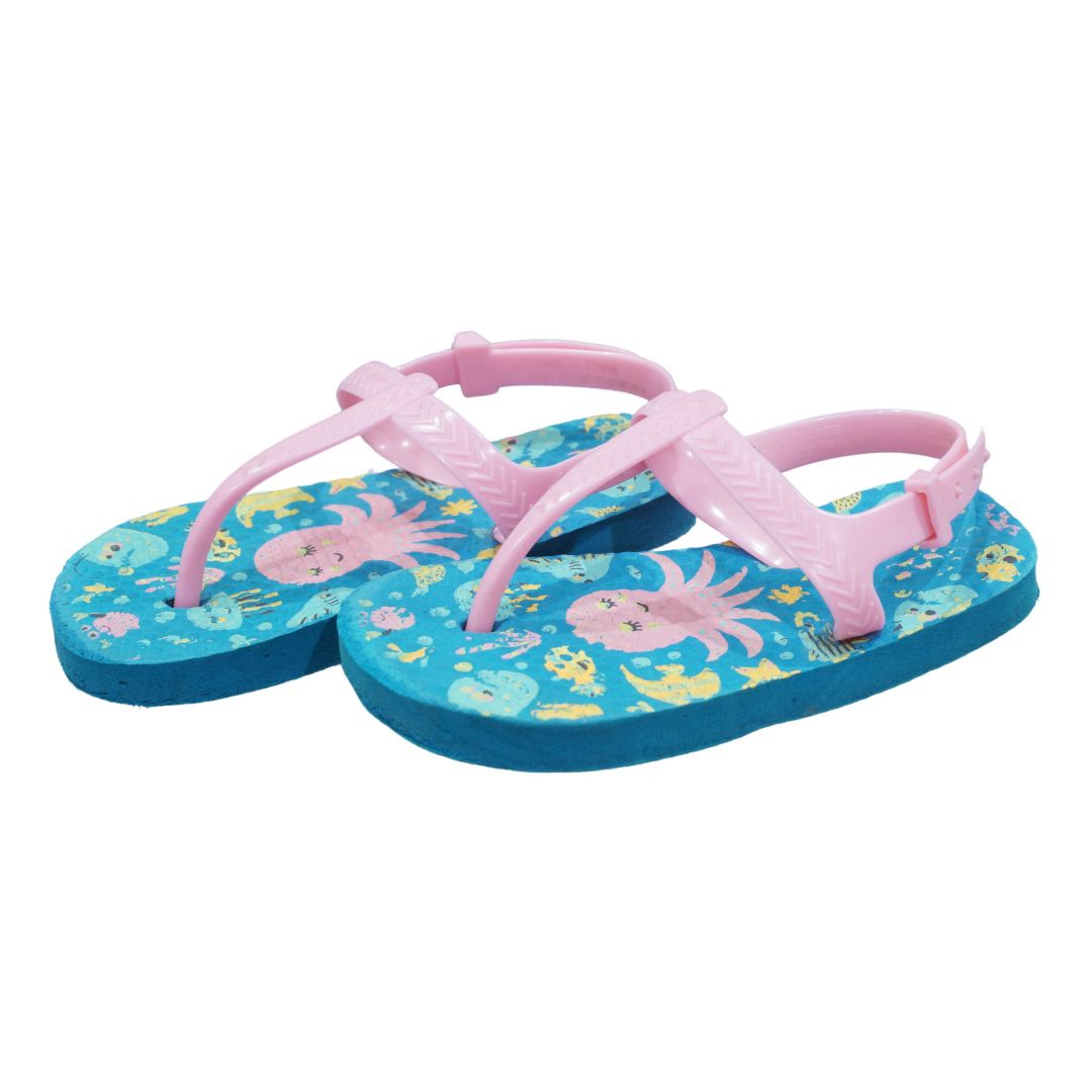 Chanclas azules para niños pequeños, 7