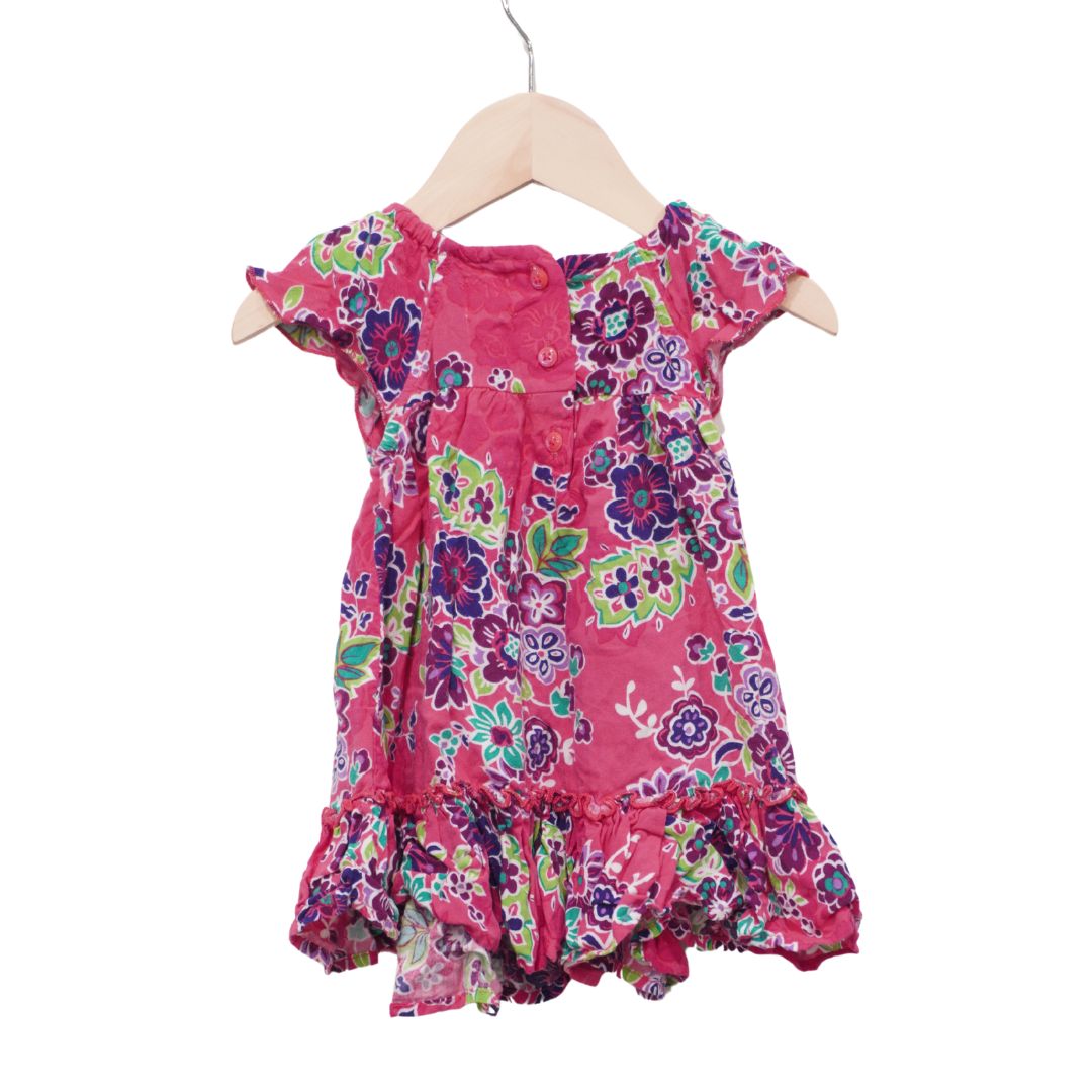 Pink Place Floral Dress, 9-12 m