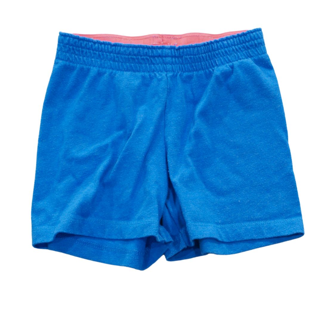 Pantalones cortos Wonder Nation para niños pequeños en azul y rosa, talla XS