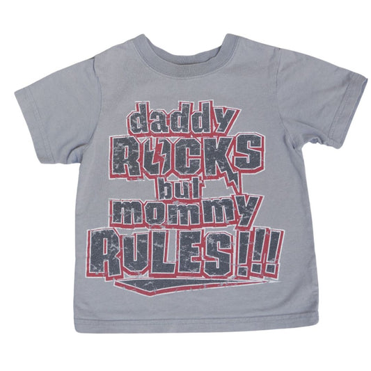 Toddler Gray  Graphic T-shirt, 2T