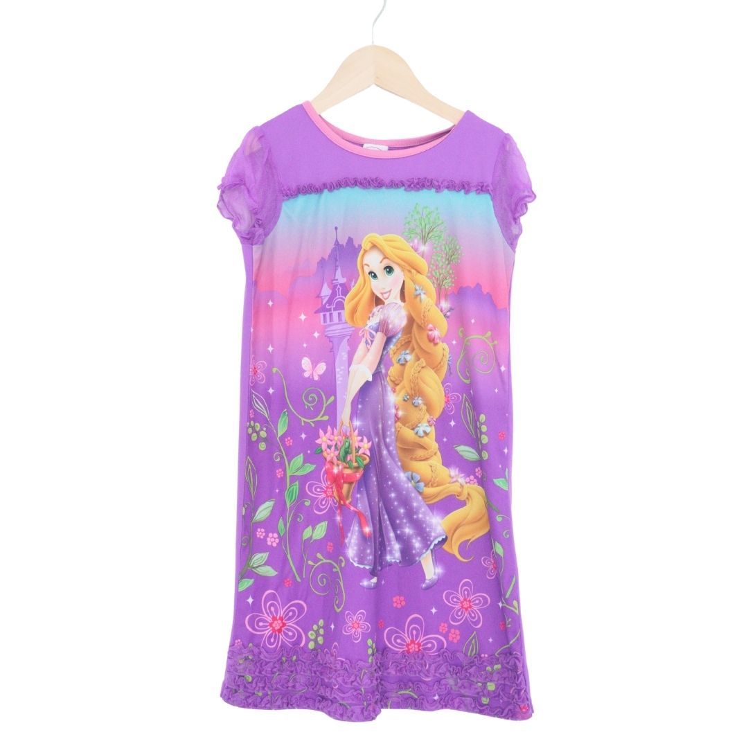 Camisón morado de Disney Rapunzel para niña, 8