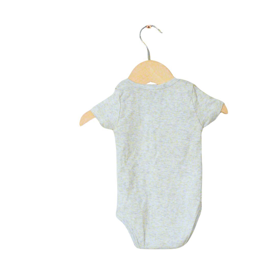 Body gris Tommy Hilfiger para niño, talla 3-6 m