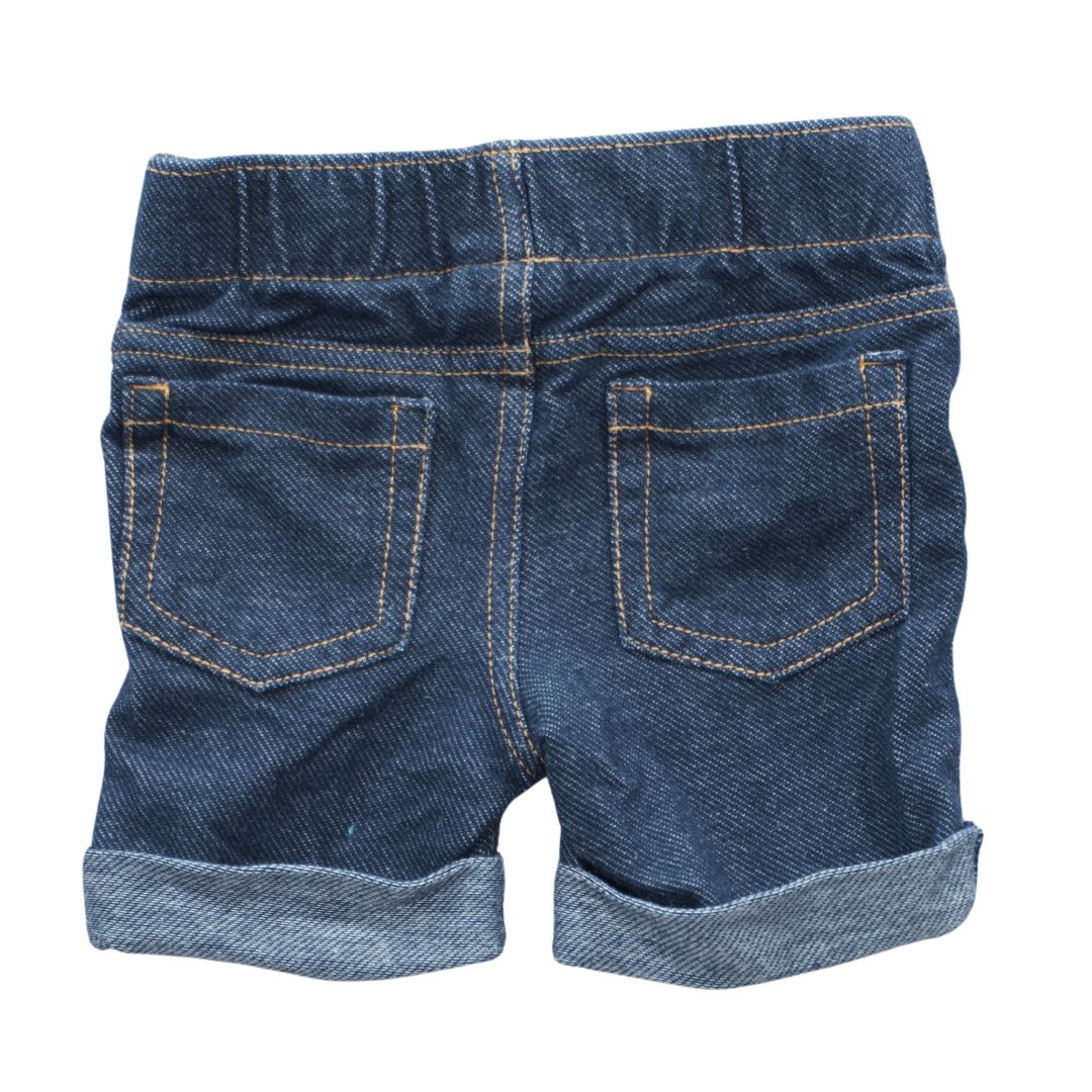 Toddler Blue Circo Faux Denim Shorts, 18 m