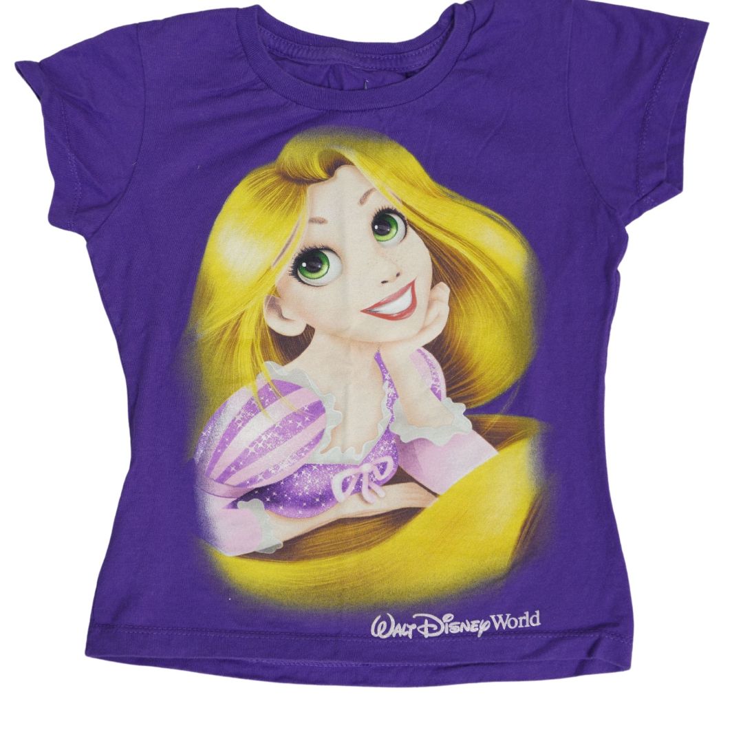 Camiseta infantil de Rapunzel enredada de Disney Parks en color morado, talla XS