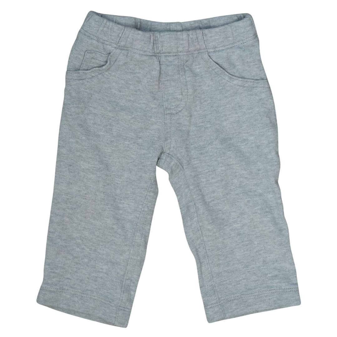 Pantalones de bebé Carter's con bolsillos falsos, gris, 6 m