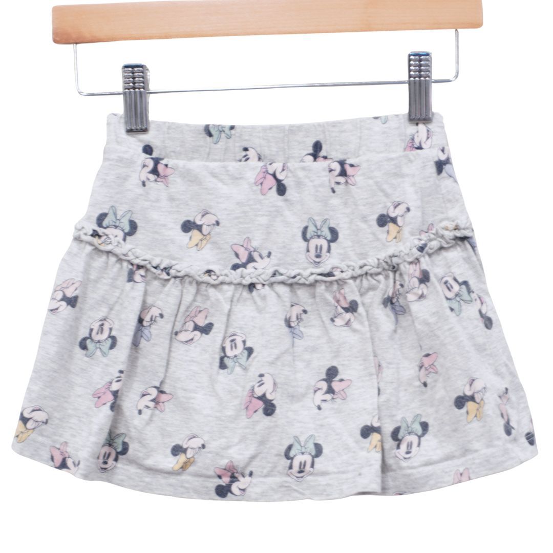 Jumping Beans - Gray Minnie Mouse Print Skort, 5