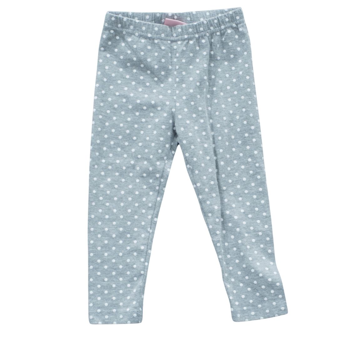 Toddler Gray Nanette Dots Leggings, 24 m