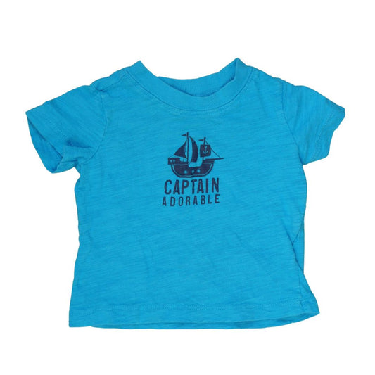 Camiseta adorable del Capitán Carter's en azul bebé, 9 m