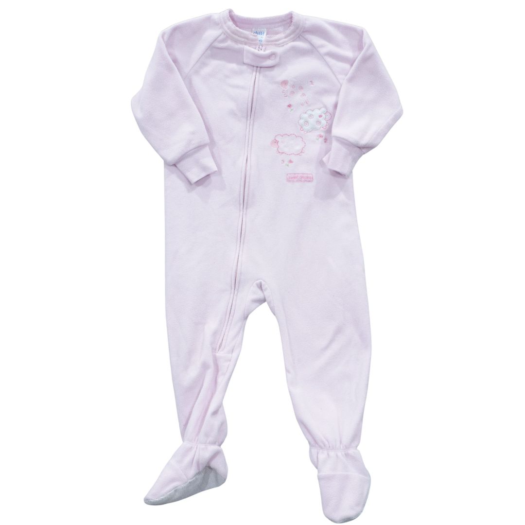 Pijama con pies para bebé de Child of Mine, color rosa, 18 m