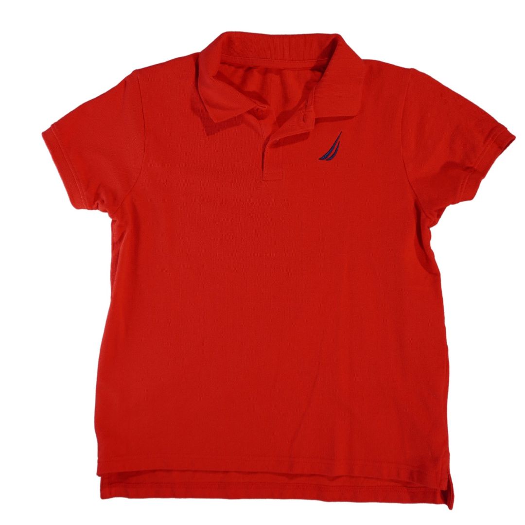 Polo Nautica rojo para niños - 10/12