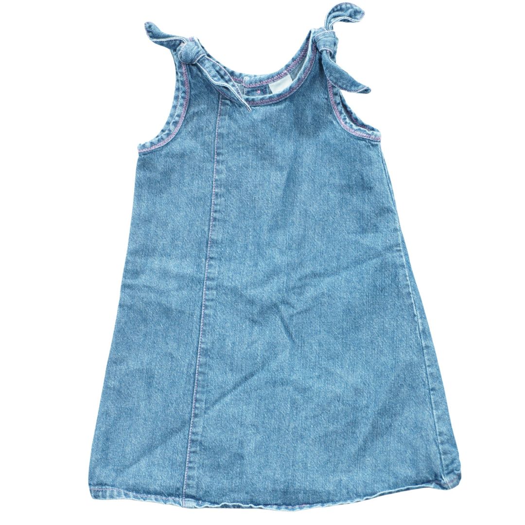 Vestido vaquero azul de Old Navy para niña, 18-24 meses