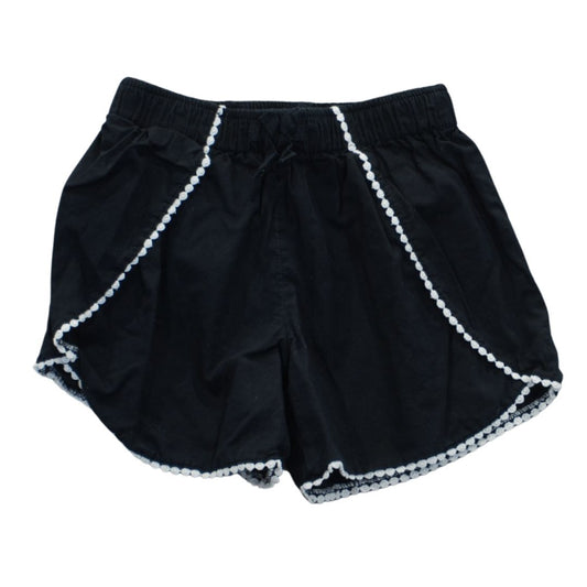 Pantalones cortos bohemios con flecos de Old Navy en color negro para niños, 5T