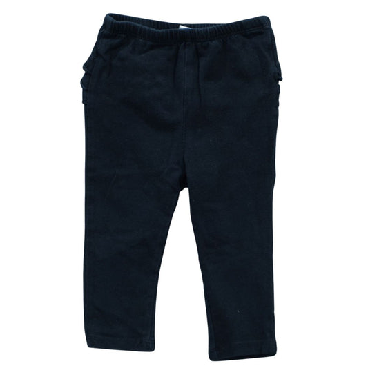 Toddler Black Old Navy Ruffled Pants, 12-18 m