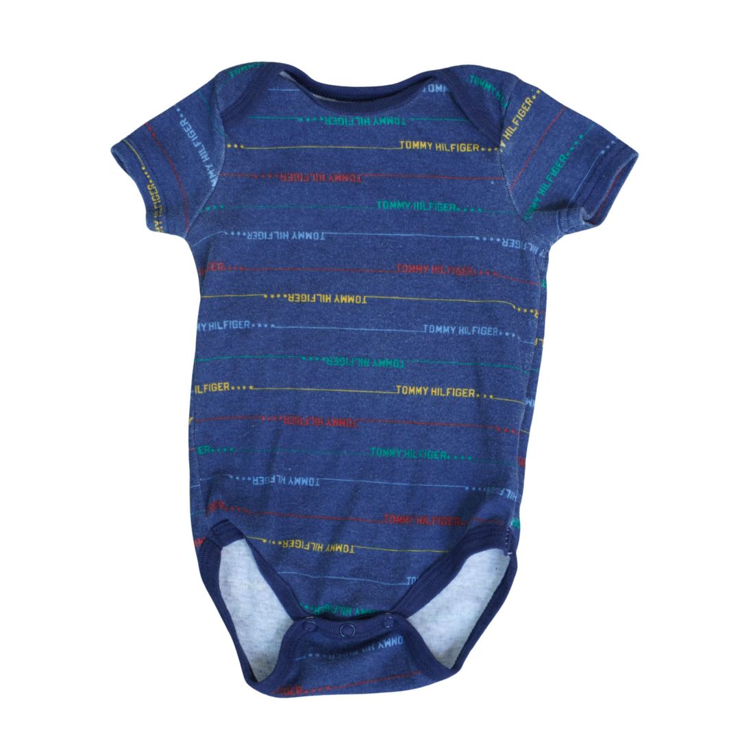 Body Tommy Hilfiger azul bebé, 3-6 meses