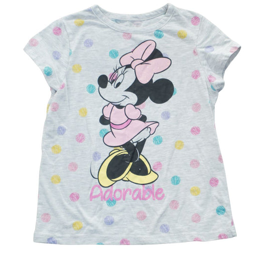 Kid's Gray Disney Junior Minnie Mouse T-Shirt, 5