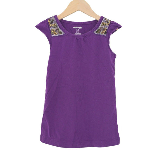 Purple Uproar Girl's Sleeveless Top, 7/8