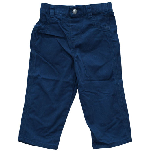 Pantalones azules Little Me para niños pequeños, 18 m