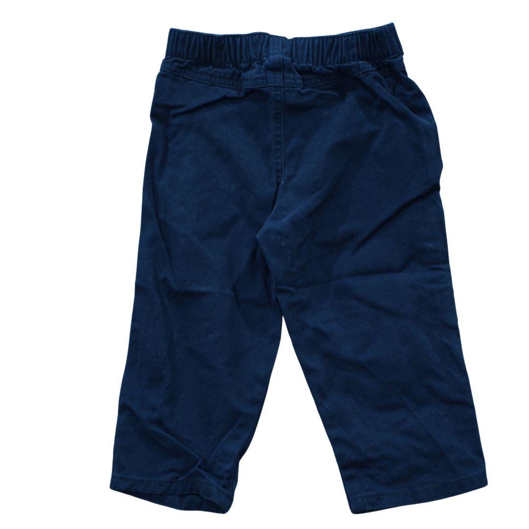 Pantalones azules Little Me para niños pequeños, 18 m